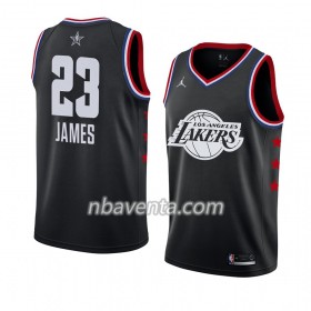 Camiseta Hombre Los Angeles Lakers LeBron James 23 2019 All-Star Jordan Brand Negro Swingman